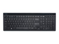 Kensington Advance Fit Full-Size Slim - Clavier - USB - AZERTY - Belge - noir