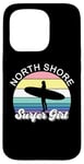 Coque pour iPhone 15 Pro Surfer Girl North Shore Hawaii Hawaii Surf Beach