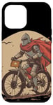 iPhone 12 Pro Max Funny Girl's bike with medieval Knight for Boys and Girls Case