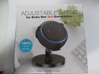 Holder for Echo Dot 3rd Generation, 360°Adjustable Stand Bracket Mount (White)