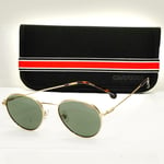 Authentic Carrera Mens Round Gold Green Memory Metal Sunglasses 216 G J5GQT