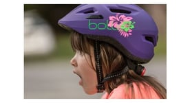 Casque de velo pour enfants   violet vert