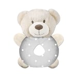 Hochet en peluche pour bébés - Ours gris