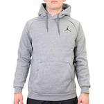 Nike M J Jumpman Polaire pour Homme S Carbon Heather/Black