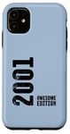 Coque pour iPhone 11 24 Years 24th Birthday Old Man Woman 2001