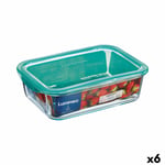 Boîte à repas rectangulaire avec couvercle Luminarc Keep'n Lagon 16 x 11,3 x