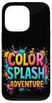 Coque pour iPhone 13 Pro COLOR SPLASH Adventure Aventure colorée