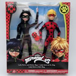 Coffret 2 Poupées Miraculous Articulées: Lady Noire et Mister Bug 26cm