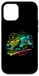 Coque pour iPhone 12/12 Pro Équipement de voiture Formula Race pour les fans et les pilotes de course à roues ouvertes