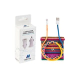 Mutto - BUNDLE355 - USB billaddare Pack, [Dual QC3.0 Port] 5 V/2 A + USB datakabel-Lightning Wire Lax