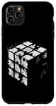 Coque pour iPhone 11 Pro Max Illustration de journal Magic Cube – Vintage Cube Lover