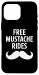 Coque pour iPhone 16 Pro Max Free Moustache Rides Moustache Face Sitting