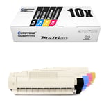 10x Toner for OKI C 5600 5700 Dn N