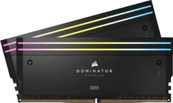 Dominator Titanium RGB Black DDR5 2x32GB 6000MHZ CMP64GX5M2B6000C30