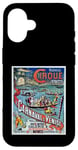 Coque pour iPhone 16 Affiche vintage Carnaval Paris Maillot Bordeaux