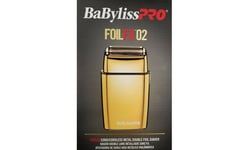 Babyliss PRO FOIL FX2 Double Foil Shaver Trimmer FX02| Gold | UK SELLER | FXFS2G