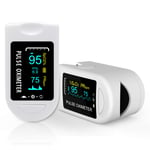 Oxygen Saturation Monitor, Finger Tip Heart Rate Monitor with LED Display & Lanyard, Portable and Easy to Use