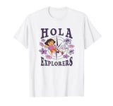 Dora the Explorer Hola Explorers Floral Compass T-Shirt