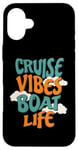 Coque pour iPhone 16 Plus Bateau de croisière Bateau Vie Marins Vacances Vacances Voile Rivière