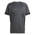 adidas Homme Seasonal Essentials US Sport T-Shirt, Dark Grey, M Tall