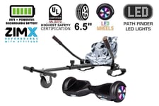 ZIMX HB1 HOVERBOARD & HK4 HOVERKART BUNDLE UL2272 Certified