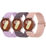 Delidigi Stretchy Straps for Samsung Galaxy Watch 7/6/5/4 40mm 44mm Galaxy Watch FE 40mm/Watch 5 Pro 45mm/Watch 6 Classic 43mm 47mm/Watch 4 Classic 42mm 46mm/Watch Active 2 Nylon Bands Women