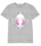 Marvel « Spider-Gwen » GIMARCOTS183 T-Shirt Fille, Gris Melange, Taille 10 Ans