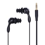 Black Waterproof Headphones In Ear Style Bone Conduction Headphones With Replace