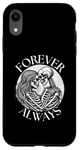 iPhone XR forever always - skeleton couple eternal lover Twin Flame Case