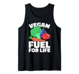 Vegan Fuel for Life Funny Plant-Based Lifestyle Tank Top