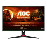 AOC Gaming C27G2ZE - 27 Inch FHD Curved Monitor, 240Hz, 0.5ms, VA, AMD FreeSync Premium, Low Input Lag (1920x1080 @240Hz, 300cd/m² HDMI/DP)