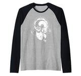 Kung Fu Panda Master Po Action Pose Portrait Stamp Raglan Baseball Tee