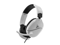 Turtle Beach Recon 70 Hörlurar Med Sladd Och Pannband För Gaming, Vit (00226401)