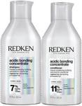 Redken Acidic Bonding Concentrate Shampoo 300Ml and Conditioner 300Ml Duo