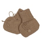 HUTTEliHUT BABY socks alpaca wool – nougat - 6-12m