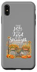 Coque pour iPhone XS Max Verset de l'écriture The Joy Of The Lord Is My Strength Automne 2024