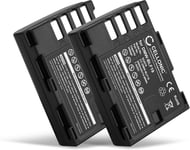 2X Batterie Remplacement DMW-BLF19 DMW-BLF19E DMW-BLF19PP 2000mAh pour Panasonic GH5 Lumix DC-GH5s DMC-GH4 GH4 GH4r GH4h GH3 Lumix DMC-GH3h GH3a G9 Appareil Photo caméra Action cam accu