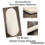 Replacement Pram Mattress Fit Silver Cross Pioneer  Pram Breathable Fibre