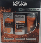 Loreal Men Expert The Daily Expert Gift Set, Eye Roll-On, Moisturiser, Deodorant