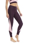 Shambhala Barcelona Prani Legging/Filet de Sport en Polyester recyclé, pour Femme, Violet et Rose, Extra Large