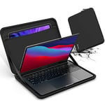 Smatree Housse de Transport Rigide pour Ordinateur Portable 13 Pouce Dell XPS 13, étui Rigide Dell XPS 13 13", Dell XPS 13 9305/9310 2 en 1/7390/9350 Coque, avec Poche Intérieure pour Tablette 7-11"