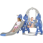 Aufun - Toboggan Enfants, Toboggan intérieur extérieur pour Les Enfants, long toboggan, balanoire, Toboggan bébé Facile à Installer(3-en-1)