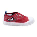 Chaussure en Toile Semelle PVC Élastiques Spider-Man Rouge - T022 Enfant Cerdà