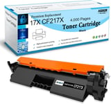 Compatible 17A 217A 17X 217X Cartouche De Toner 4000 Pages Grande Capacité Pour Laserjet Pro M102 M102A M102W Mfp M130 M130Fn M130Fw M130Nw M130A Imprimantes ( 217X Noir )[Q1925]