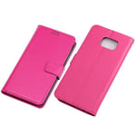 Lompakkokotelo 3-kortti Samsung Galaxy S6 Edge Plus (SM-G928F)  - pink