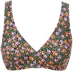 Trofe Barcelona Bikini Top Grön blommig 38 Dam