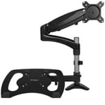 StarTech.com Desk-Mount Monitor Arm Laptop Stand One-Touch Height Adjustment