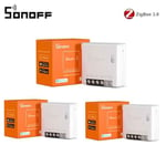 SONOFF MINI Inter/ZBMINI/ZBMINI-L2 Commande Vocale MINI Commutateur Zigbee/WiFi Smart Switch Fonctionne Avec Alexa eWelink Google Home - Type ZBMINI 3PCS #A