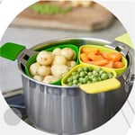 Accessories Steamer Basket Steaming Bowl Silicone Steam Cooker Saucepan Divider