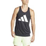 adidas Homme Run It Tank Top, Black, XXL